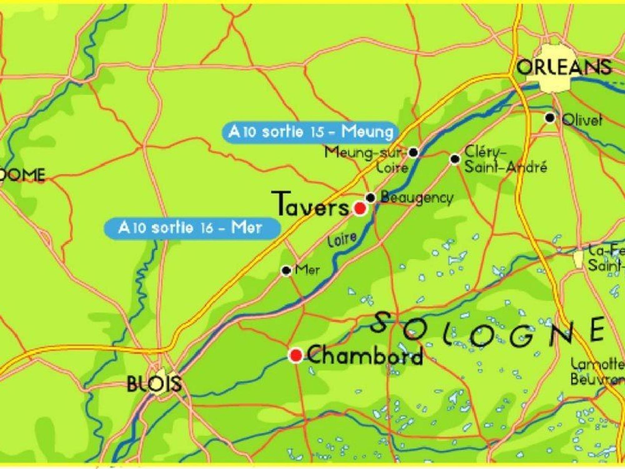 Chambres D'Hotes De Charme Au Pays Des Chateaux Avec Wi-Fi - Fr-1-590-333 Tavers Zewnętrze zdjęcie